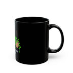 Green Queen Plants Black Coffee Mug – Hanging Houseplants Design (11oz & 15oz)